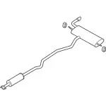 DS7Z5230C - Exhaust: Muffler for Ford: Fusion Image