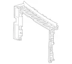 1775050000 - Radiator: Air Duct Segment for Mercedes-Benz: 180A, 180b, A35 AMG, CLA250, CLA35 AMG, CLA45 AMG, CLA45 AMG S Image
