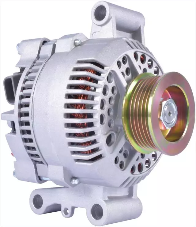3351122 - Electrical, Charging and Starting: Alternator for Ford: Aerostar, Bronco, E-150, E-150 Club Wagon, E-150 Econoline, E-150 Econoline Club Wagon, E-250, E-250 Econoline, E-350 Econoline, E-350 Econoline Club Wagon, Escort, Explorer, F-150, F-250, F-250 HD, F-350, Ranger | Mazda: B2300, B2500, B3000, B4000, Navajo | Mercury: Tracer Image