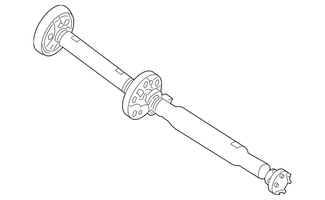 1644103302 - Propeller Shaft: Propeller Shaft for Mercedes-Benz: GL320, GL550 Image image