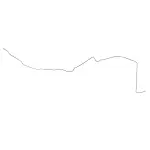 BRTR402 - Brake: Brake Hydraulic Line  for Ford: F-150 Image