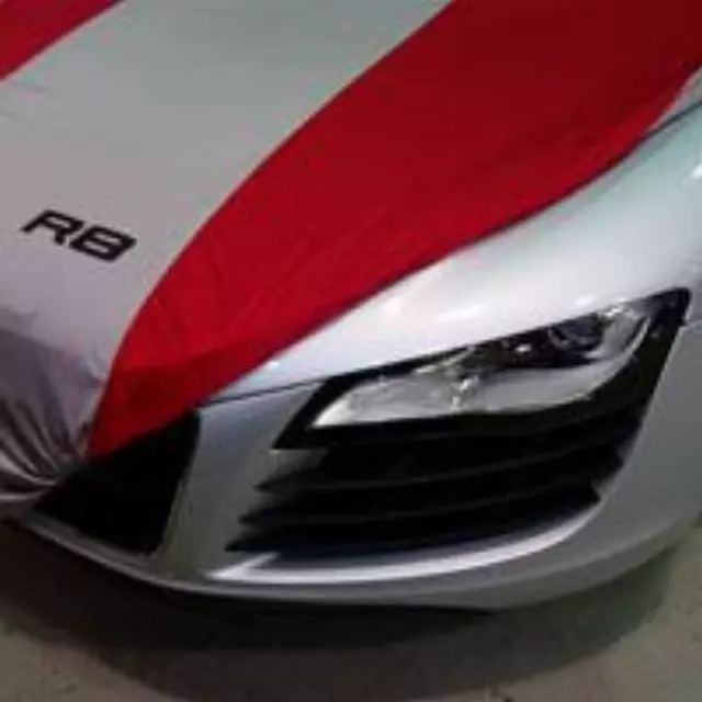 ZAW400150RD - : Indoor Car Cover - Red/Silver for Audi Image