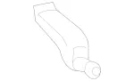 2314920941 - Exhaust System: Holder for Mercedes-Benz: SL400, SL450, SL550, SL63 AMG, SL65 AMG Image