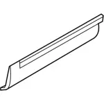 FB5Z7825557CA - Body: Lower Molding for Ford: Explorer, Police Interceptor Utility Image