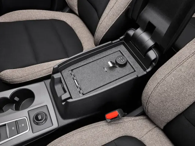 VS1PZ9906202A - Interior: Console Vault Vehicle Safe for Ford: Bronco Sport Image