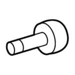 N807655S - Body: Glove Box Assembly Bumper for Lincoln: MKS Image