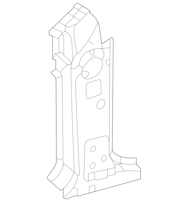 1676302504 - Side Panels: A-Pillar for Mercedes-Benz: GLE350, GLE450e, GLE580, GLS450, GLS580, GLS63 AMG, Maybach GLS600 Image image