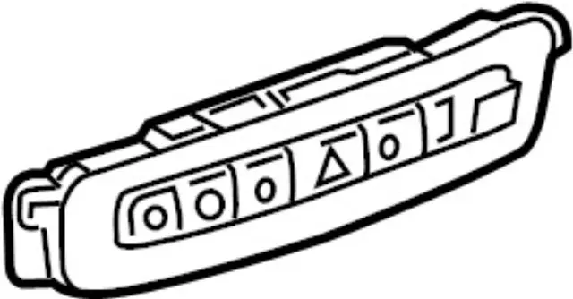 252905DA0D - Body: Hazard Switch for INFINITI: QX30 Image