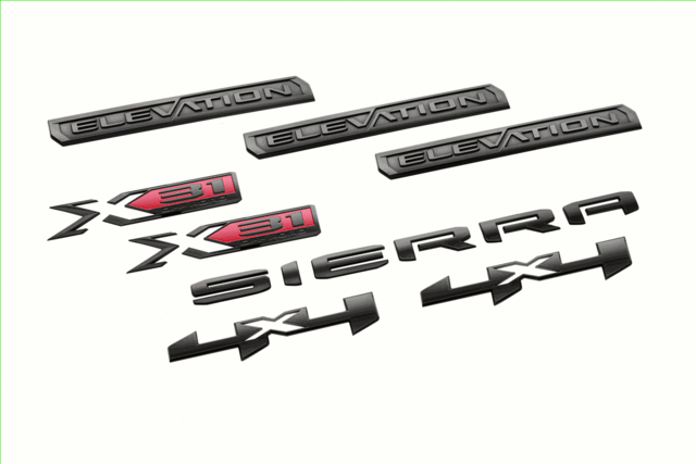 Sierra Elevation Emblems - Black - GM (86532071)