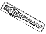 8C3Z16720K - Body: Nameplate for Ford: F-350 Super Duty Image