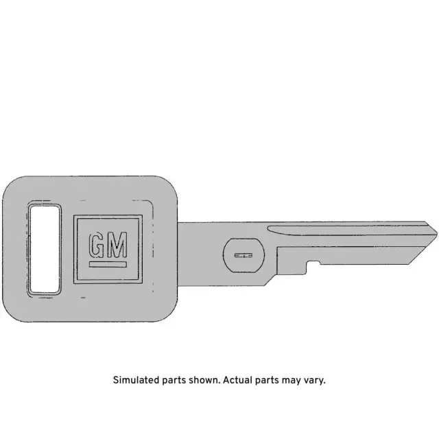 26019102 - : Key-Ignition Lk (Cad Crest)(Std Black)(Res Co*Black for GM Image