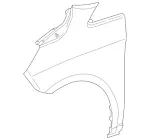 4478804101 - : Fender for Mercedes-Benz Image