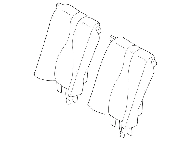 22092017309B50 - Body: Seat Back Assembly for Mercedes-Benz Image