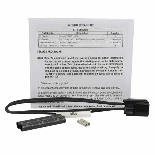 WPT1771 - Ignition: Engine Crankshaft Position Sensor Connector for Ford: Crown Victoria, E-150 Econoline, E-150 Econoline Club Wagon, E-250 Econoline, E-350 Econoline, E-350 Econoline Club Wagon, E-450 Econoline Super Duty, Econoline Super Duty, Escort, Excursion, Expedition, Explorer, F-150, F-250, F-250 Super Duty, F-350, F-350 Super Duty, F-450 Super Duty, F-53 Motorhome Chassis, F-550 Super Duty, F-Super Duty, Fusion, Mustang, Ranger, Taurus, Thunderbird, Windstar | Lincoln: Navigator, Town Car | Mercury: Cougar, Grand Marquis, Milan, Mountaineer, Sable, Tracer Image