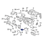 YL3Z1504810AAB - Body: Cup Holder for Ford: F-150 Image