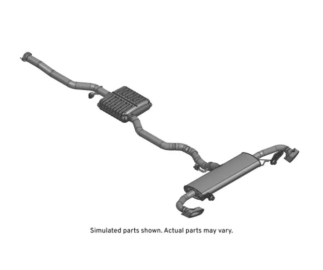 84758324 - : Exhaust Muffler for Chevrolet: Equinox | GMC: Terrain Image