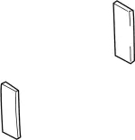 287160W700 - : Evaporator Core Seal for INFINITI: G20, I30, I35, QX4 Image