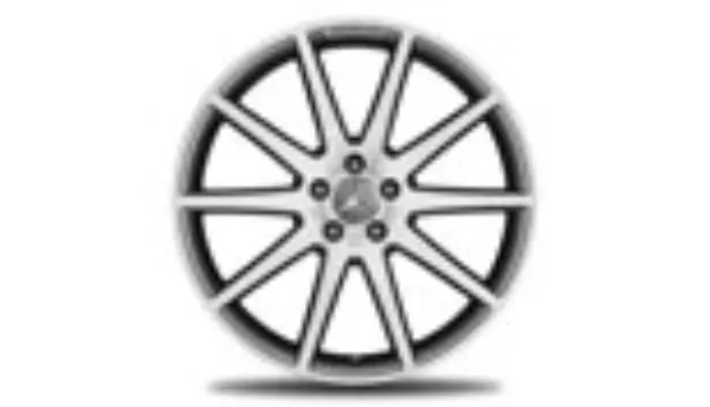 25340135007X21 - Wheels: Wheel AMG 10-Spoke 48.3 Cm (19 Inch) for Mercedes-Benz: GLC300, GLC350e, GLC43 AMG, GLC63 AMG, GLC63 AMG S Image