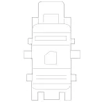 21687004107J22 - Body: Window Switch for Mercedes-Benz Image