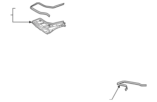 2058300503 - Heating and Ventilation: Water Baffle for Mercedes-Benz: C350e, C400, C450 AMG, C63 AMG Image image