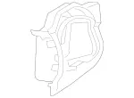 16668069078N85 - Steering: Shroud for Mercedes-Benz Image