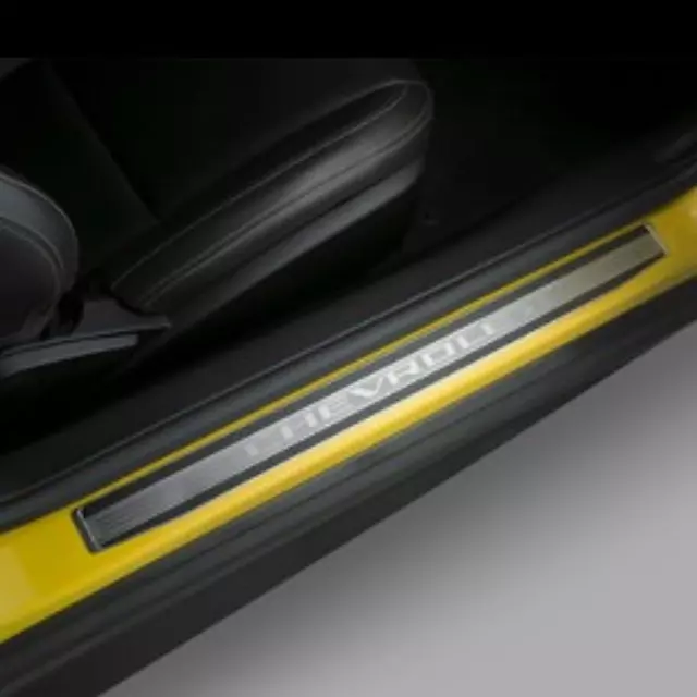 Front Door Sill Trim Plate, Performance Logo - GM (23213277)