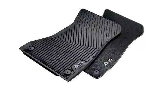 Audi Front All-Weather Rubber Mats 8W7-061-221-041 A5 S5 RS5 Sportback 2018–2024 - Audi (8W7-061-221-041)