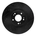 63303036R - : DFC Brake Rotor - Drilled and Slotted - Black for DYNAMIC FRICTION Image