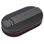 41153 - : Classic Series Black Small Oval Cast Air Cleaner for Single 4-bbl Carb for Edelbrock Image