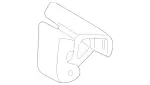 2116803584 - Covering and Lining: Closure for Mercedes-Benz: E320, E500, E55 AMG Image
