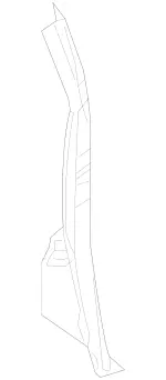 1646460816 - Rear End: Reinforcement for Mercedes-Benz Image