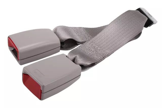 Light Titanium Rear Center Seat Belt with Buckle - GM (89025890)