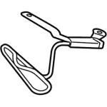 C1BZ7474D - : Cable Support for Ford: Fiesta Image