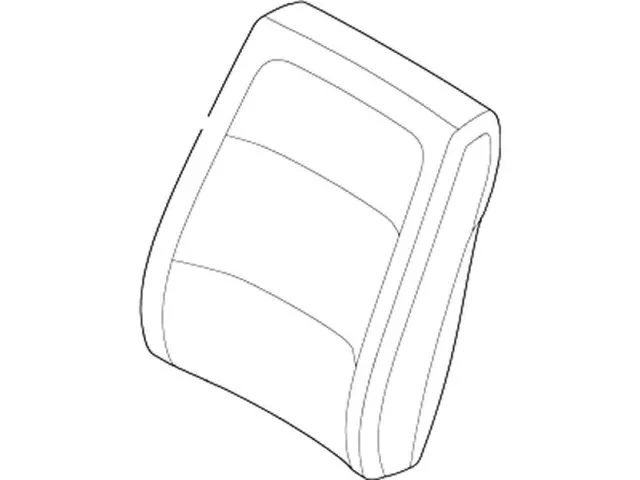 DA8Z7464416BD - Body: Seat Back Cover for Ford: Flex Image