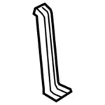 BC3Z9046C - Fuel System: Mount Bracket for Ford: F-250 Super Duty, F-350 Super Duty, F-450 Super Duty Image