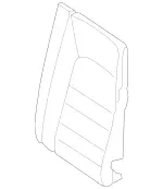 20692035019D88 - : Outer Cov, Rear Seat Backr for Mercedes-Benz Image
