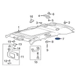 LB5Z78519A70DAP - Body: Overhead Console for Ford: Explorer Image