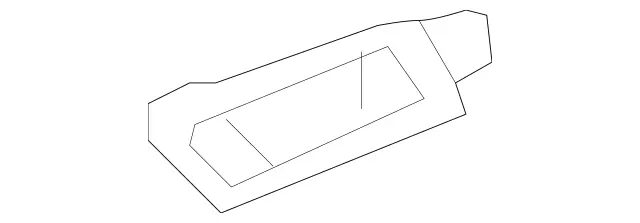 25176605647E94 - Body: Handle Bezel for Mercedes-Benz Image