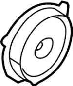 28156EG000 - Body: Front Dr Speaker for INFINITI: M35, M45 Image image