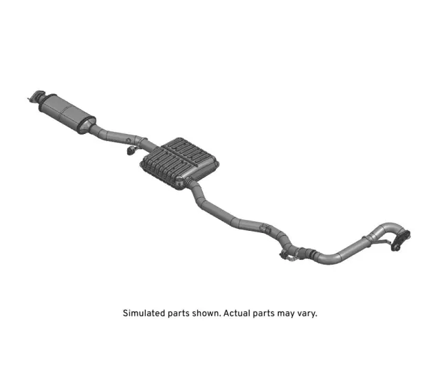 84276457 - Exhaust: Muffler &amp; Pipe for GM Image