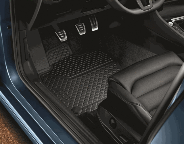 5G1061500A82V - : Rubber Mats - European Style - Black for Volkswagen Image