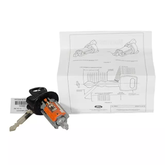 SW2399 - Electrical: Ignition Lock Cylinder for Ford: Aerostar, Bronco, Country Squire, Crown Victoria, E-150 Econoline, E-150 Econoline Club Wagon, E-250 Econoline, E-350 Econoline, E-350 Econoline Club Wagon, Explorer, F-150, F-250, F-350, F-Super Duty, LTD Crown Victoria, Mustang, Ranger, Taurus, Thunderbird, Windstar | Mercury: Colony Park, Grand Marquis, Sable Image