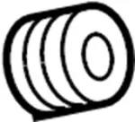 16557VC200 - : Engine Cover Grommet for INFINITI: FX35, FX45, G35, I35, M35, M45, Q45, QX56 Image