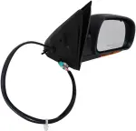 955825 - : Side View Mirror Right Power, Manual Folding, with Amber Lens for Dorman Image