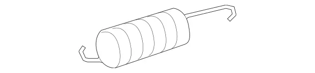 2047570129 - Trunk Lid: Extension Spring for Mercedes-Benz: C250, C300, C350 Image image