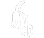 2308300433 - Heating and Ventilation: Actuation for Mercedes-Benz: SL500, SL55 AMG, SL550, SL600, SL63 AMG, SL65 AMG, SLR McLaren Image