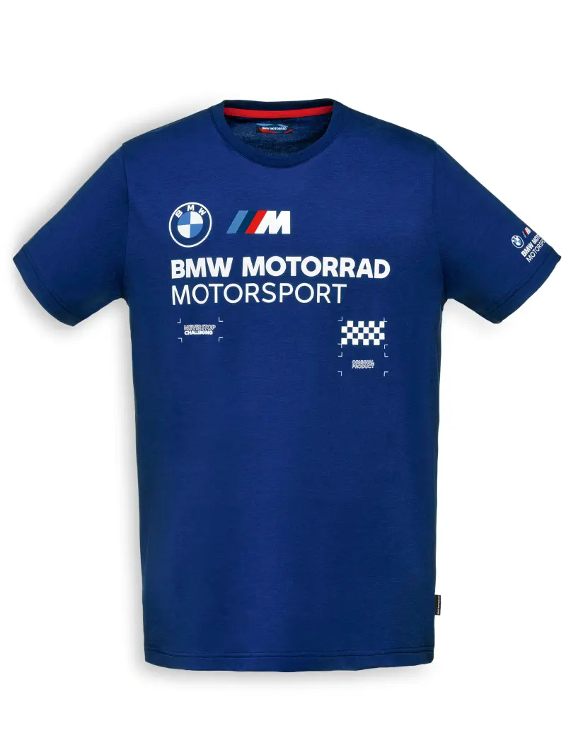 MENSMMOTORSPORTTSHIRTBLUE - : Mens M Motorsport T-Shirt - Blue for BMW-Motorrad Image