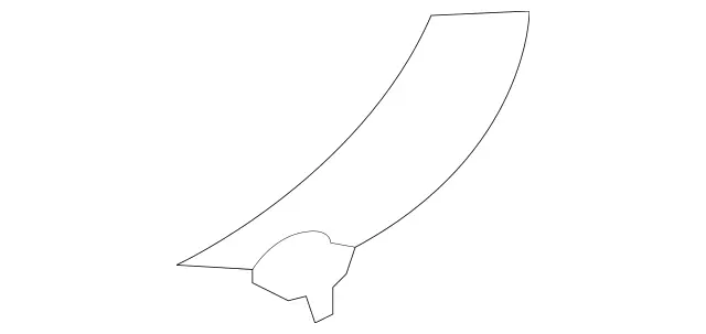 20968000747E94 - Body: Frame Protector for Mercedes-Benz Image