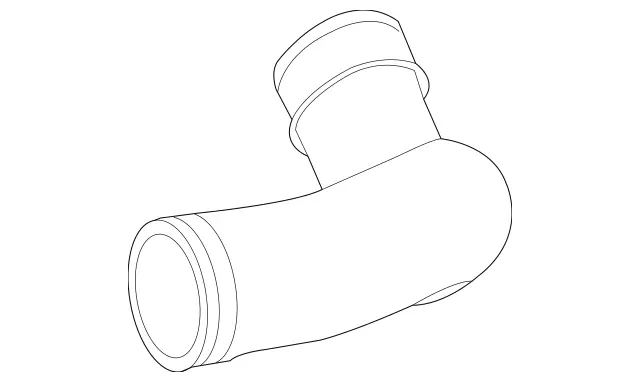 2515281282 - Radiator: Charge Air Hose for Mercedes-Benz: R320, R350 Image image