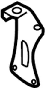 11926AD100 - : Idler Pulley Bracket for Infiniti Image